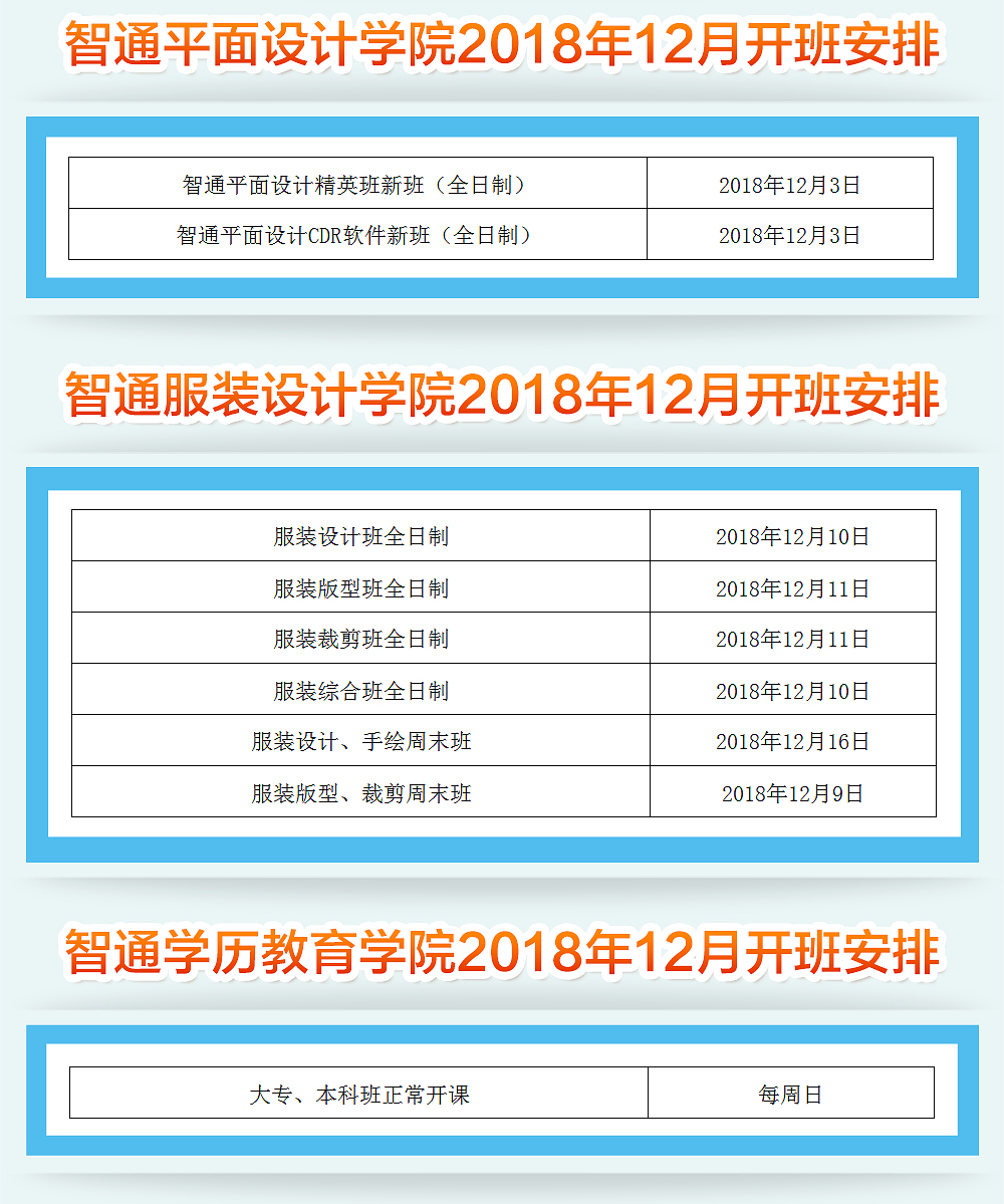 智通教育2018年12月开班计划04