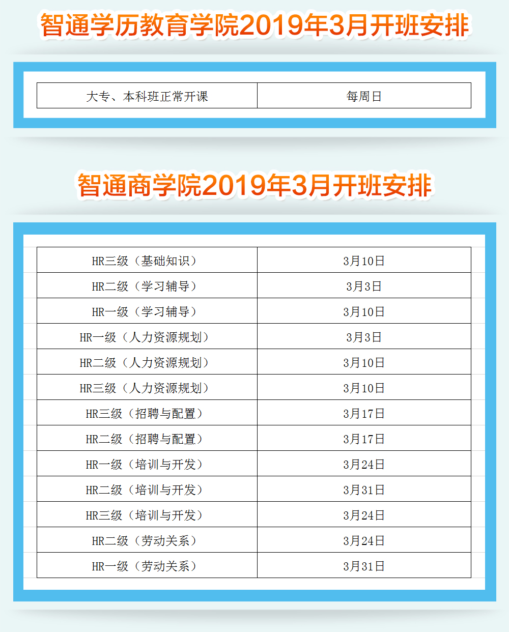 2019年3月广东智通职业培训学院开班通知05