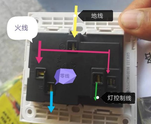 电工操作证报名-墙里面只有火线零线开关的连接方法怎么做